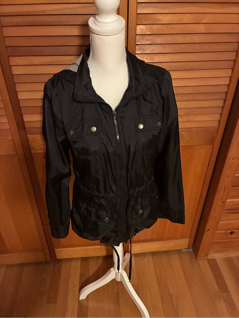 Mossimo Supply Co. Black Lightweight Utility Jacket